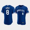 nicky lopez 8 kansas city royals mens 2022 alternate jersey royal jersey