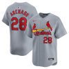 nolan arenado 28 st louis cardinals away limited player men jersey gray