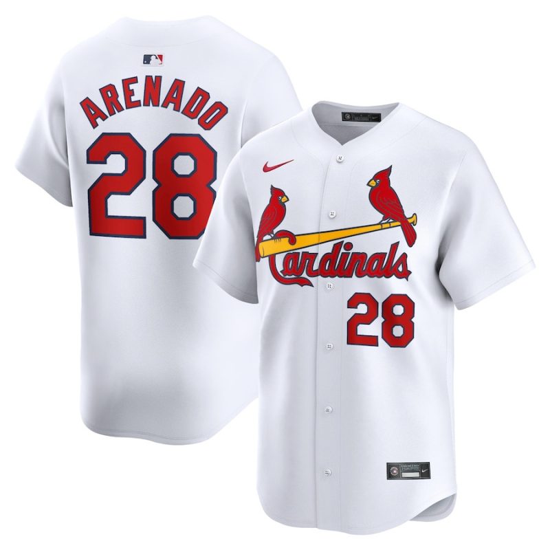 nolan arenado 28 st louis cardinals home limited player men jersey white