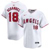 nolan schanuel 18 los angeles angels home limited player men jersey white