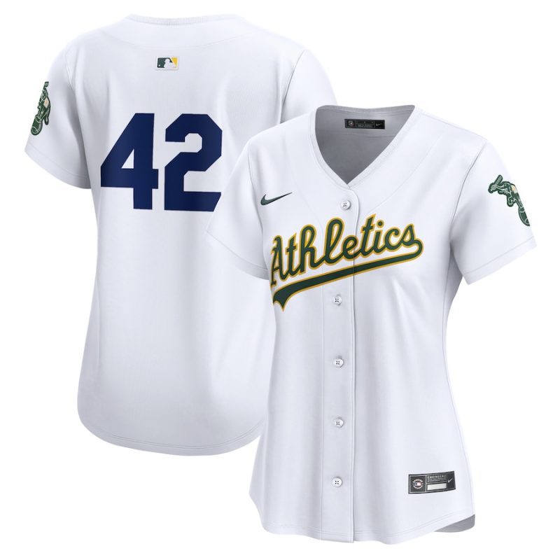 oakland athletics 2024 jackie robinson day home limited women jersey white