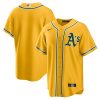 oakland athletics alternate team men jersey gold