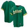 oakland athletics alternate team men jersey green