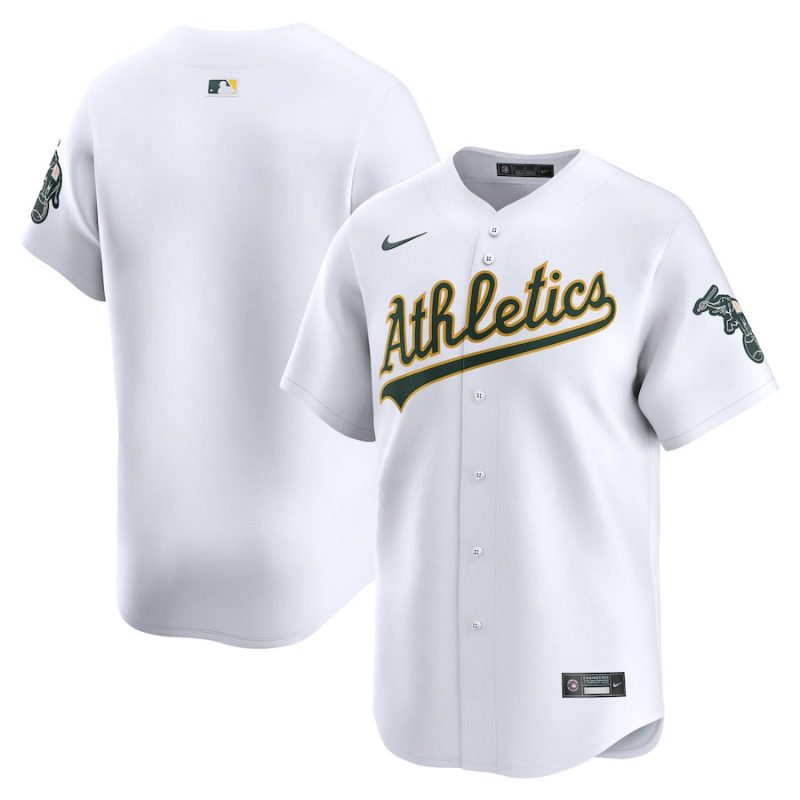 oakland athletics home limited youth jersey white