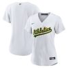 oakland athletics womens home blank jersey white