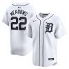 parker meadows 22 detroit tigers home limited player men jersey white