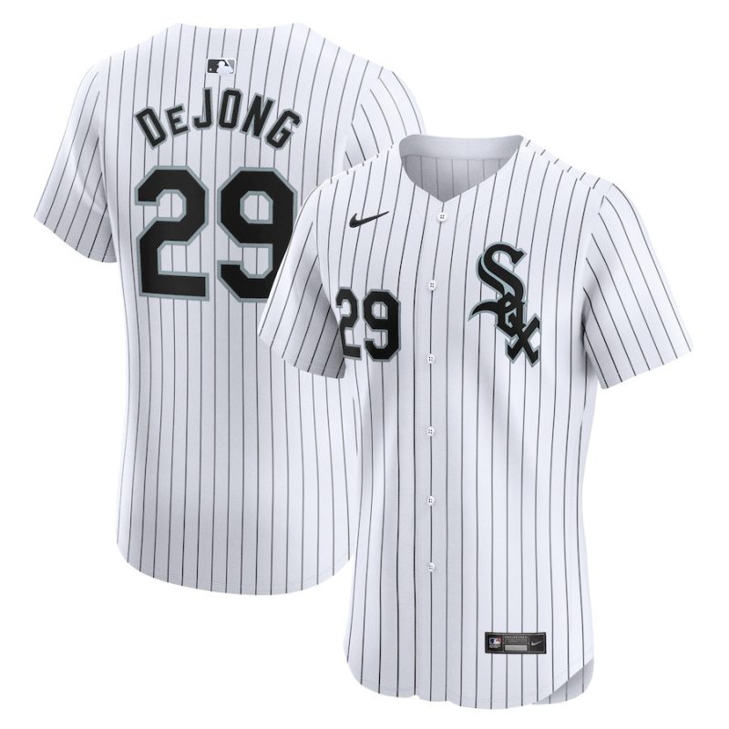 paul dejong 29 chicago white sox home elite player men jersey white