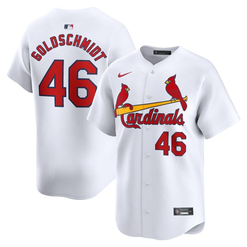 paul goldschmidt 46 st louis cardinals home limited player men jersey white