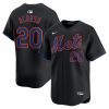 pete alonso 20 new york mets alternate limited men jersey black