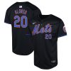 pete alonso 20 new york mets alternate limited youth jersey black