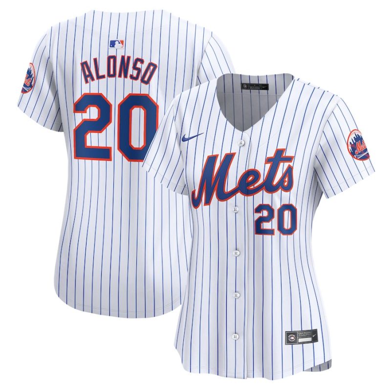 pete alonso 20 new york mets home limited women jersey white