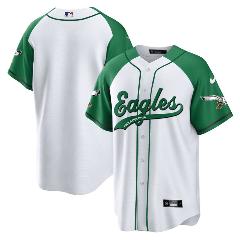 philadelphia eagles baseball men jersey alternate