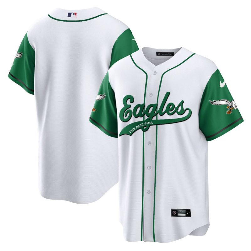 philadelphia eagles baseball men jersey kelly sleevers