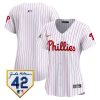 philadelphia phillies 2024 jackie robinson patch women jersey white