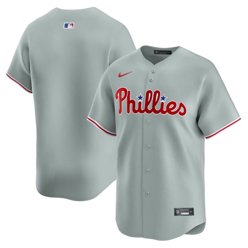 philadelphia phillies away limited men jersey gray