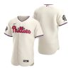 philadelphia phillies cream 2022 world series jersey