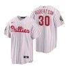 philadelphia phillies david robertson 30 white 2022 world series jersey