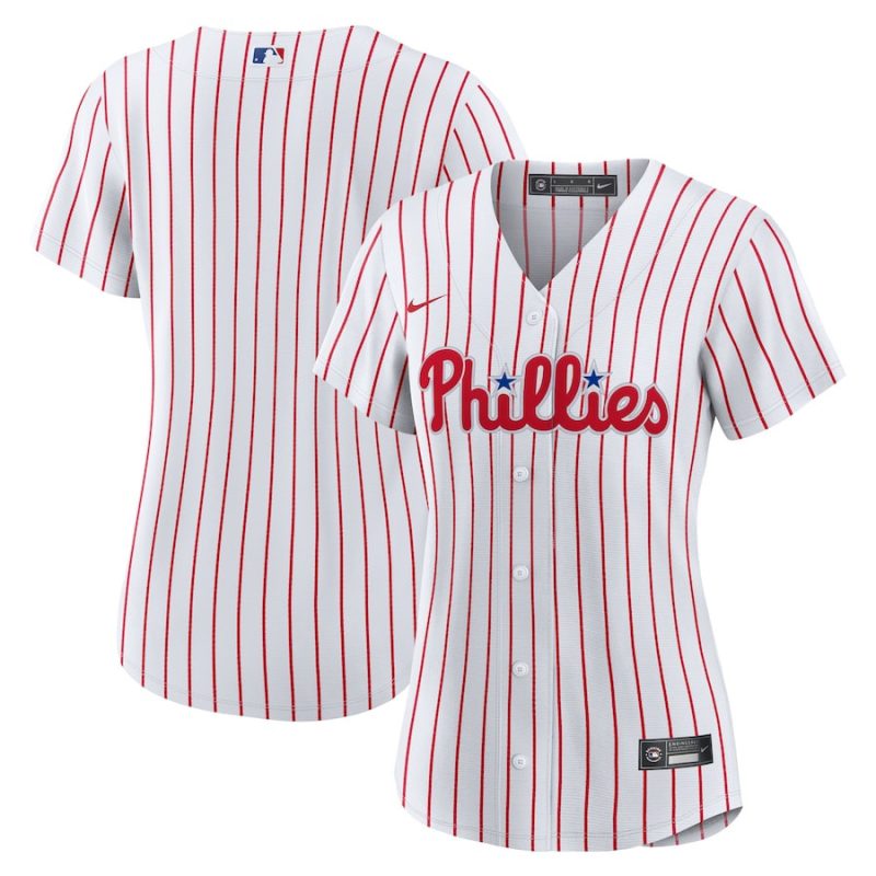 philadelphia phillies women home jersey white