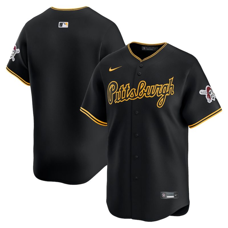 pittsburgh pirates alternate limited men jersey black