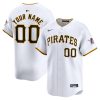 pittsburgh pirates home limited custom youth jersey white