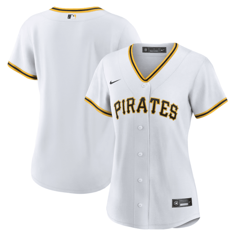 pittsburgh pirates women home blank jersey white