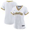 pittsburgh pirates womens home blank jersey white