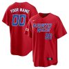 puerto rico 2023 world baseball classic baseball custom men jersey red