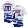 puerto rico 2023 world baseball classic baseball custom men jersey white