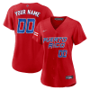 puerto rico 2023 world baseball classic baseball custom women jersey red