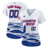 puerto rico 2023 world baseball classic baseball custom women jersey white