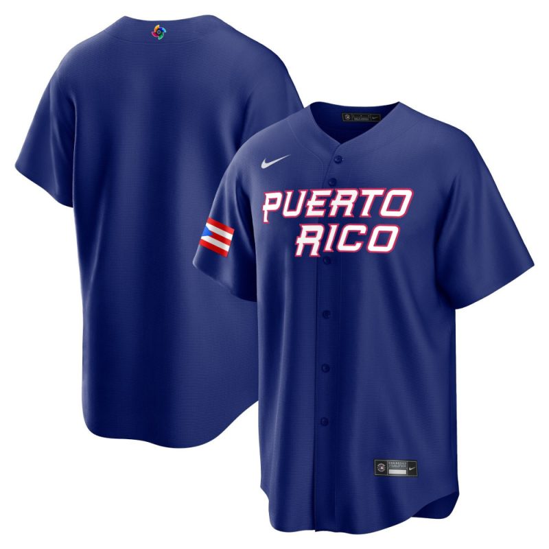 puerto rico 2023 world baseball classic baseball men jersey royal