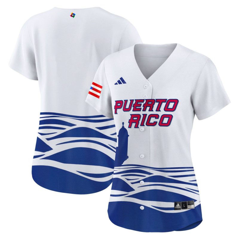 puerto rico 2023 world baseball classic baseball women jersey white