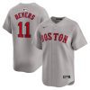 rafael devers 11 boston red sox away limited player men jersey gray