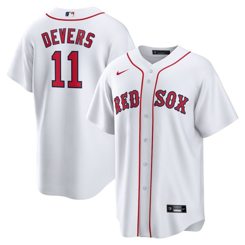 rafael devers 11 boston red sox home men jersey white