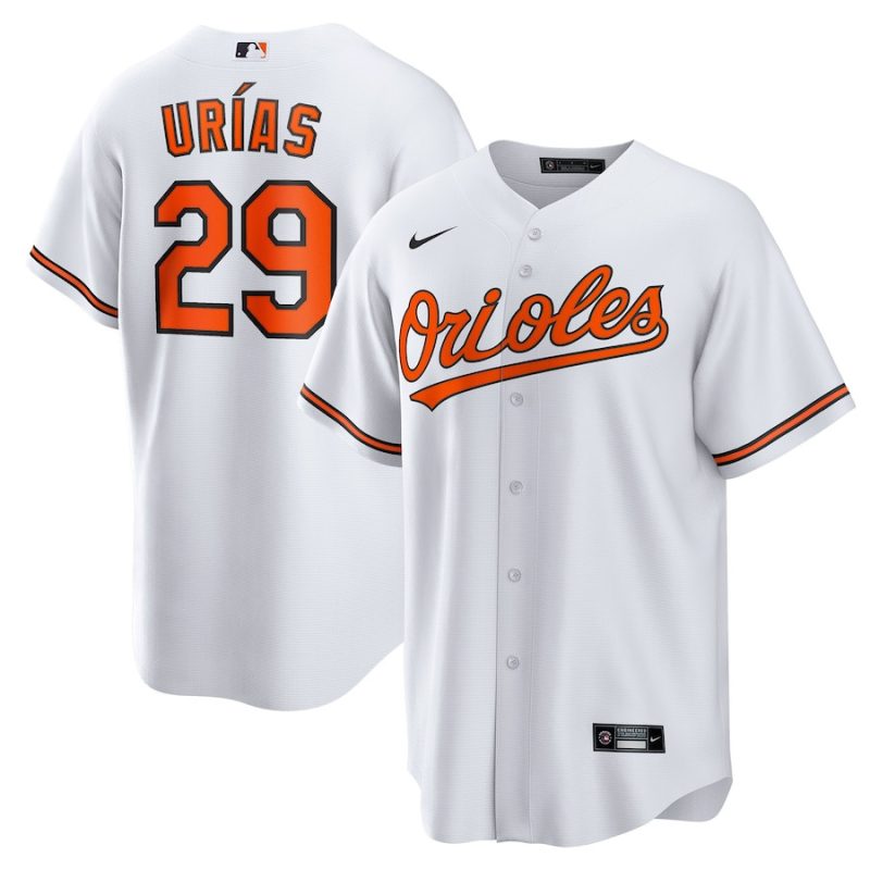 ramon urias 29 baltimore orioles home men jersey white