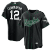 randall cunningham 12 philadelphia eagles baseball men jersey black