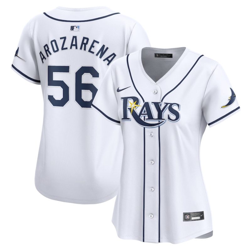 randy arozarena 56 tampa bay rays women home limited player jersey white