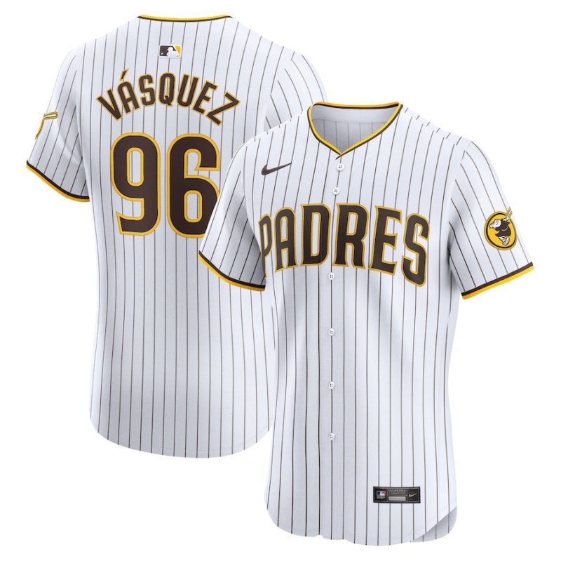 randy vasquez 96 san diego padres home elite player men jersey white