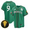 raul jimenez 9 mexico national 2023 gold cup champions baseball men jersey green