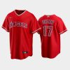 red los angeles angels alternate 17 shohei ohtani jersey jersey