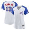 ronald acuna jr 13 atlanta braves 2023 city connect women jersey white