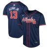 ronald acuna jr 13 atlanta braves alternate limited youth jersey navy