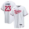 royce lewis 23 minnesota twins player men jersey white