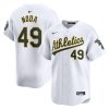 ryan noda 49 oakland athletics home limited player men jersey white