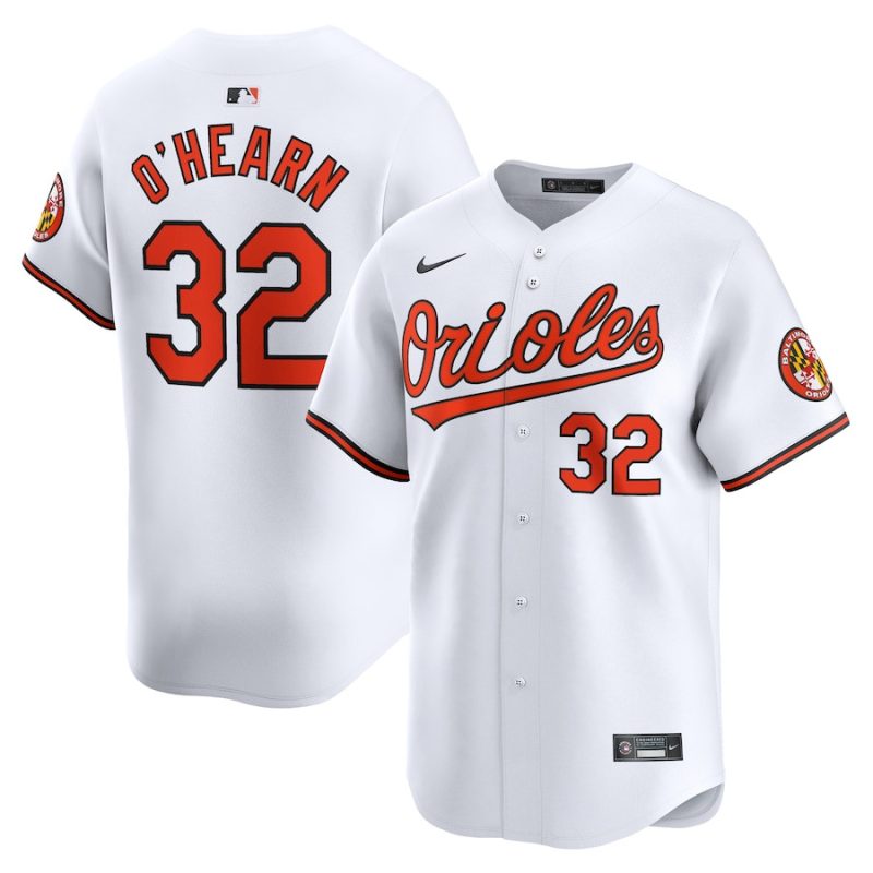 ryan ohearn 32 baltimore orioles home limited men jersey white