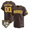 san diego padres 2024 spring training custom men jersey brown