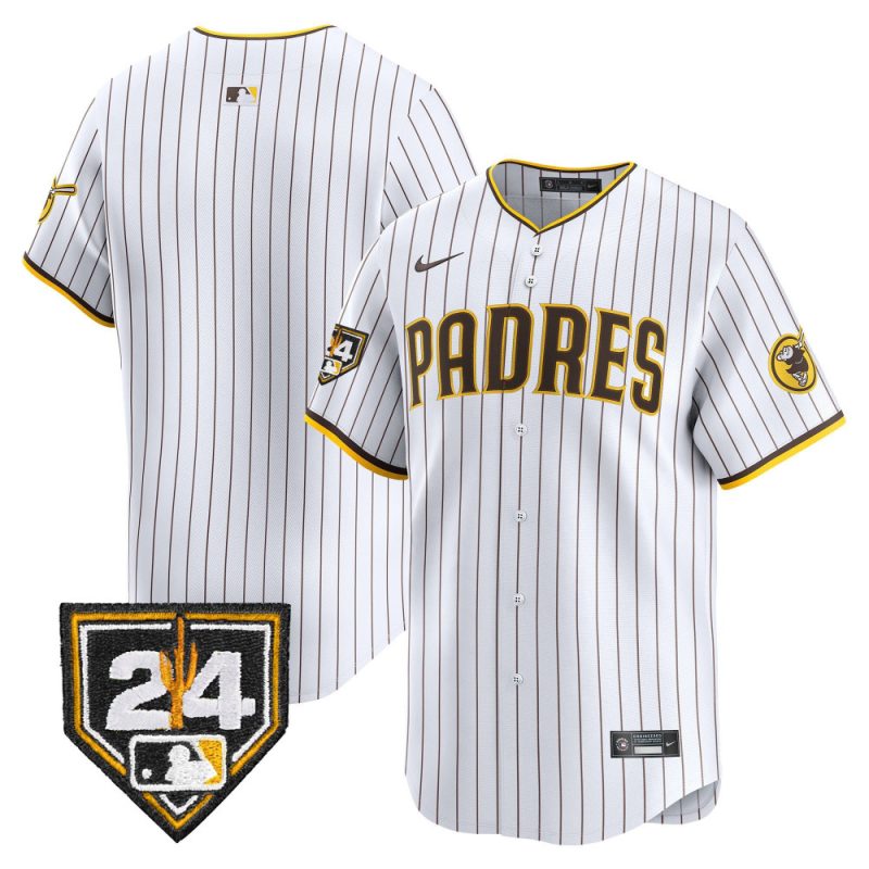 san diego padres 2024 spring training men jersey white