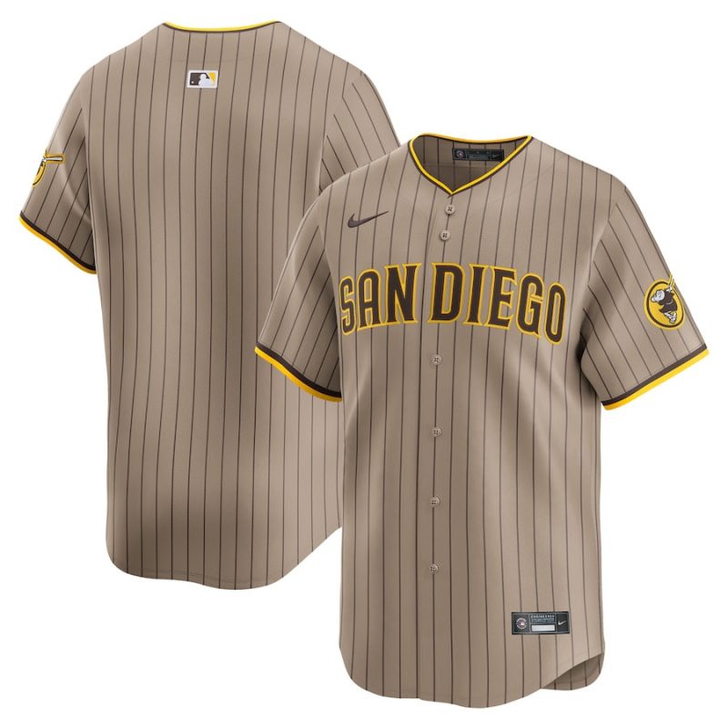 san diego padres alternate limited men jersey khaki