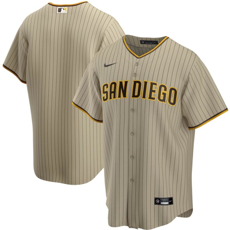 san diego padres alternate men jersey tan