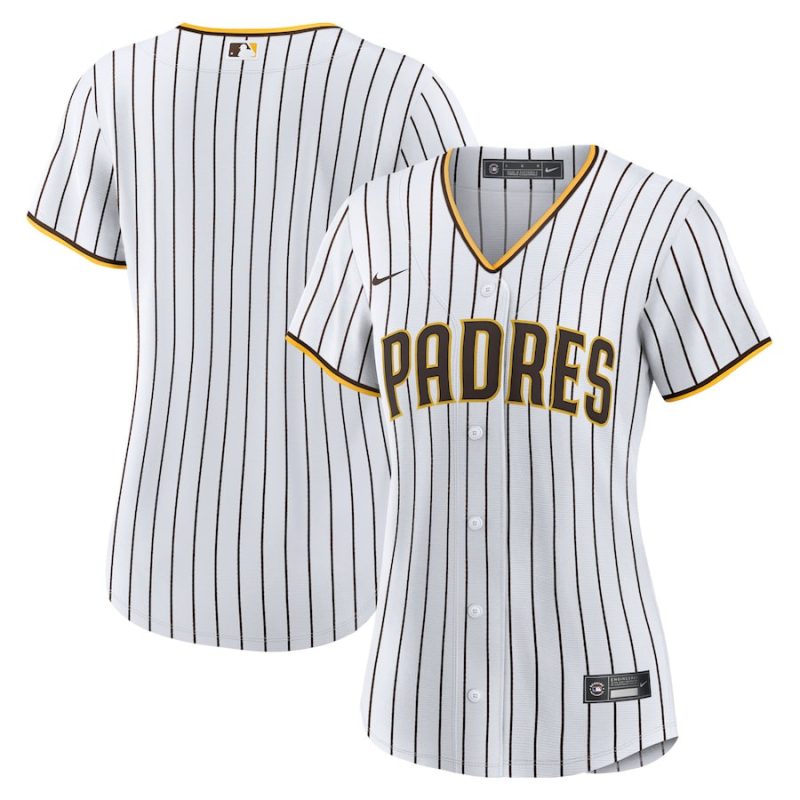 san diego padres home blank women jersey white